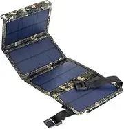 Daseeme USB Solar Charger 20W Portable Solar Panel Phone Charger for Android Smartphones s Android Tablets Foldable Solar Panel for Camping Outdoors