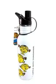 MR MEN LITTLE MISS " LITTLE MISS SUNSHINE " STAINLESS STEEL DRINK BOTTLE 750ML