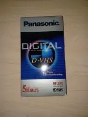 New Panasonic D-VHS Videocassette 5 Hour DF-300 For Digital Recording