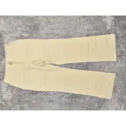 NEW Chico's Women's Size 0.5 Dress Pants Bootcut Pants Beige Silk Zip Solid