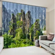 3D Mountain 427 Blockout Photo Curtain Printing Curtains Drapes Fabric Window AU