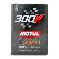 在飛比找PChome24h購物優惠-MOTUL 300V POWER 0W30 全合成酯類機油