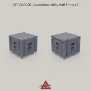 Grey Fox Concepts 1/35 Modern Australian Utility 1/2 Trunk (3pcs)