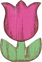 Tulips Decorations,Spring Decorations for Home | Vintage Floral Tiered Tray Decor for Spring Mantle Farmhouse Table Desktop Shower School