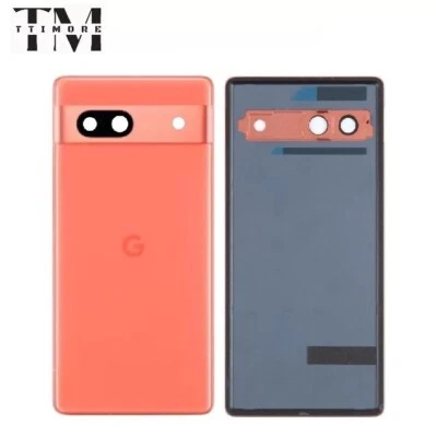 Back Panel Battery Cover Rear Case Camera Lens for Google Pixel 7a Coral