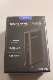 Brand New NETGEAR Nighthawk AX1800 WiFi 6 Router 1.8Gbps RAX9