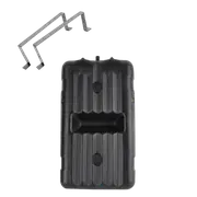 Camec Water Tank 59l 1/2 BSP High Density Polyethene Plus Brackets Kit