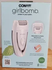 Conair Girlbomb Rechargeable Epilator (GBE20) - White