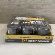 Member's Mark 2-hour Safe Heat Chafing Fuel 18 Pack Cans Food Service New Sealed