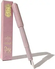 Ferris Wheel Press, Carousel Fountain Pen, Acrylic blend body, Air-sealed click locking cap, Lady Rose, Light Pink, Fine Nib