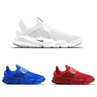 在飛比找Yahoo!奇摩拍賣優惠-Nike Sock Dart  全白 襪套 獨立日 輕量 百