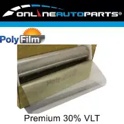 30% Silver Mirror Premium Glass Window Solar Film 152cm x 30m Bulk Roll Tint
