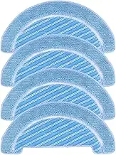 Compatible with Cecotec Conga 1090 1790 Titanium Ultra Robot Vacuum Replacement Spare Parts Accessories Main Side Brush Hepa Filter Mop Rag (Color : 4 Mop Cloth)
