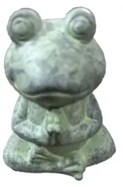 Frog Praying Garden Cement Indoor/Outdoor Statue/Decoration-Brand New-SHIP 24 HR
