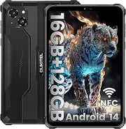 OUKITEL RT3 Pro Rugged Tablet- 8 Inch Tablets, 16GB+128GB/TF 1TB, 5150mAh Battery Android 14 Tablet, 16MP Camera, IP68/IP69K Waterproof, Octa-Core 4G Dual SIM/5G WiFi/Face ID/GPS/NFC, T-Mobile