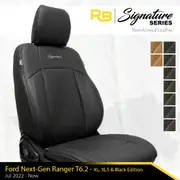 SIGNATURE SERIES Front Row Seat Covers - Ford Next-Gen Ranger T6.2 XL, XLS & Black Edition (Made To Order)