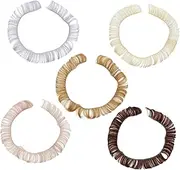 DECORNIJIA 5pcs DIY Doll Wig Bangs Heat Resistant Synthetic Hair for Customizing Dolls for Crafts Lifelike Appearance for Creative Play
