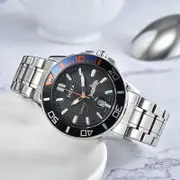 New DOXA Watch Top Brand Exquisite 316L Stainless Steel Men's Watch Luminous Automatic Date Waterproof Sports Quartz Watch Clock blue