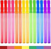 Bubble Wand 14 Big Bubble Wand Set(14 Pack 7 Colour) Non-Toxic Smelless Bubble Toy for Kids Child Birthday Party Favor Wedding Summer Outdoor Activity Bathroom Bath Toys by CHIMAGER