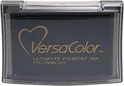 Tsukineko VC174 Versacolor Pigment Ink Pad - Charcoal