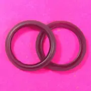 2 Replacement 1.5" Black Speaker Rubber Surrounds For B&W Repair 35/30/27/25.5mm
