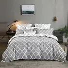 All Size Bed Ultra Soft Quilt Duvet Doona Cover Set Bedding Pillowcase Geometry