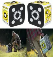 Black Hole - 4 Sided Archery Target - Stops ALL Fieldtips and 18 Inch