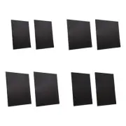2 Pieces Black Canvas Black Stretched Canvas Canvas Panels Wooden Frame for Oil