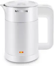 0.6L Small Electric Kettles Stainless Steel, Mini Hot Water Boiler Heater, Doubl