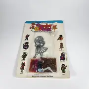 Vtg Makit & Bakit Stained Glass Suncatcher Kit Disney Its a Small World after al