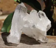 146 Grams Natural Clear Quartz Crystal Unique Cluster Formation Raw & Rough