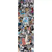 Powell Peralta Skateboard Griptape Animal Chin Collage 9" x 33" Grip Sheet