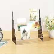 Trading Cards Display Shelf,Baseball Card Display Rack,Card Display Stand,3 Tiers Cards Display Shelf,Clear Acrylic Trading Card Display for Countertop Store
