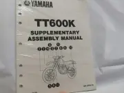 NEW YAMAHA SUPPLEMENTARY ASSEMBLY MANUAL 1983 TT600K LIT-11666-03-55 BAR3