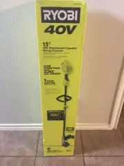 Ryobi 40V 15" String Trimmer Attachment capable. Tool only