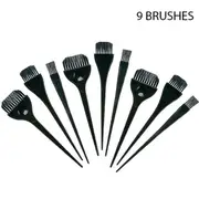Colortrak Pack of 3 Assorted Hair Colour Tint Brushes - 3 Units