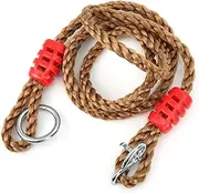Tihebeyan Swing Rope, Adjustable 440lb PE Connection Rope Swing Climbing Hanging Ring Connection Bearing Lengthen
