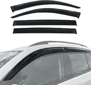 AUSGO Weathershields Compatible with Volkswagen Tiguan 2008-2016, Weather Shields Window Visors Wind Deflectors Sun Rain Guard 4PCS Set