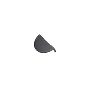 MANOVELLA Iris Half Moon Cabinet Drawer Handle - 100mm - Matte Black