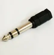 (5pcs) 6.35mm 1/4 inch Stereo Male Plug to 3.5mm Female Socket Mini Jack Adaptor