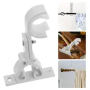 2 Pcs Curtain Rod Bracket Rods No Drilling Brackets for Adjustable Extender