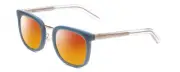 Prive Revaux Alchemist Unisex Polarized Sunglasses Teal Blue/Clear Crystal 50 mm