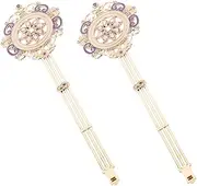 HIAKDOFT Quartz Clock Pendulum 2pcs Metal Wall Clock Swing Parts Replacement Swing Pendulum