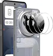 Suttkue for Nothing Phone (3a) Pro Camera Lens Protector,[Anti-Scratch][Easy to Install] Case Friendly, High Definition,Tempered Glass,[4 pack]