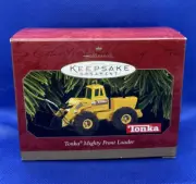 Tonka Mighty Front Loader Keepsake Ornament Die-Cast Metal 1997 NOS