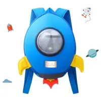 在飛比找蝦皮購物優惠-全新【Supercute】酷藍火箭造型後背包