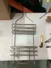 Honey-Can-Do Flat Wire Steel Shower Caddy BTH-08460 Satin Nickel