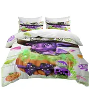 Witchy Halloween Lil Dragon Quilt Cover