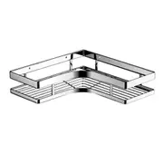 Shower Caddy Shelf Stainless Steel No Drilling Corner Bath Organizer with Non Marking Adhesives for Home