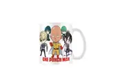 One Punch Man Chibi Mug (White/Multicoloured) (One Size)